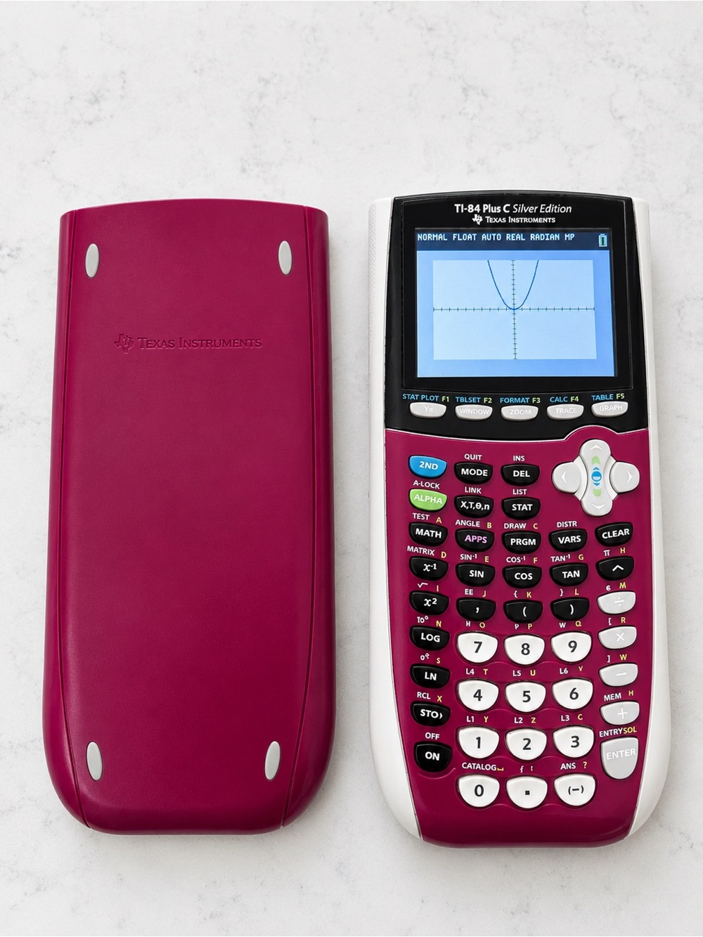 Texas Instruments TI-84 Plus C Silver Edition Graphing Calculator - Magenta